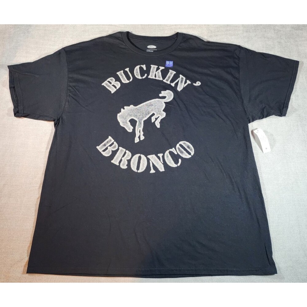 NEW Buckin' Bronco Ford Bronco Officially Licensed Graphic T-Shirt 2XL